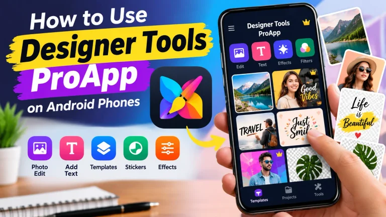 How to Use Designer Tools Pro App on Android Phones 2026